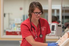 MSOE is opening a 2,200-square-foot expansion of its nursing laboratories this fall. Pictured in 2019, nursing major Danielle Valley, perfects her nursing skills in MSOE’s Ruehlow Nursing Complex. MSOE is opening a 2,200-square-foot expansion of its nursing laboratories this fall. Pictured in 2019, nursing major Danielle Valley, perfects her nursing skills in MSOE’s Ruehlow Nursing Complex.